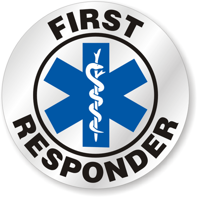 first responder badge