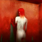 nude woman painting